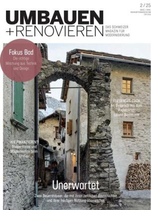 Umbauen + Renovieren - Marz-April 2025