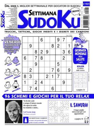 Settimana Sudoku - 4 Aprile 2025