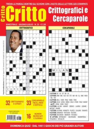 Crittografici & Carcaparole - Giugno-Luglio 2025