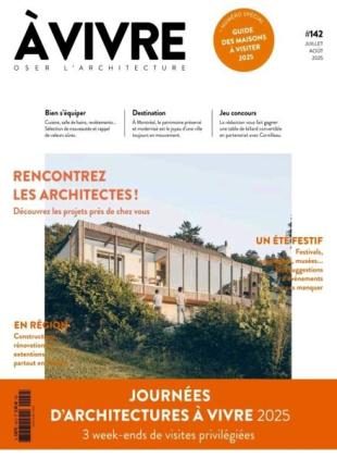 Architectures a vivre - Juillet-Aout 2025