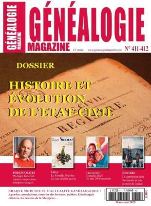 Genealogie - Mars-Mai 2025