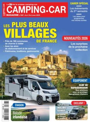 Camping-Car Magazine - Aout-Septembre 2025