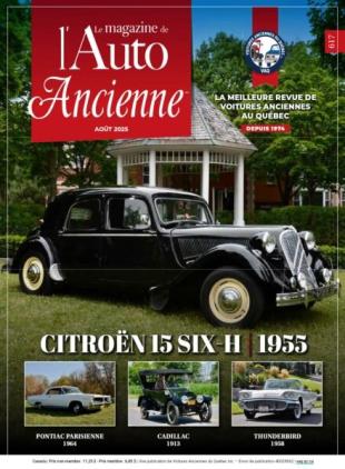 L'Auto Ancienne - Aout 2025