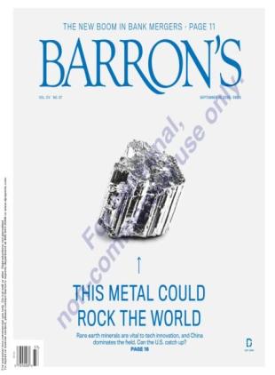 Barron's - September 15 2025