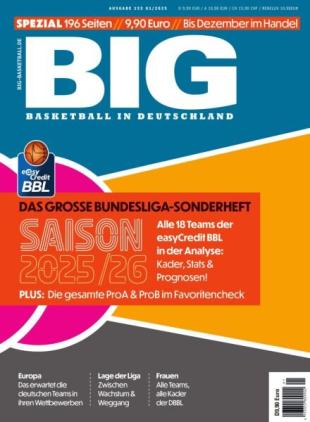 BIG Basketball in Germany - Ausgabe 155 2025