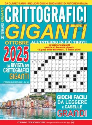 Crittografici Giganti - Ottobre 2025