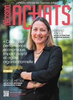 Decision Achats - Septembre 2025