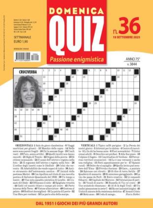 Domenica Quiz - 18 Settembre 2025