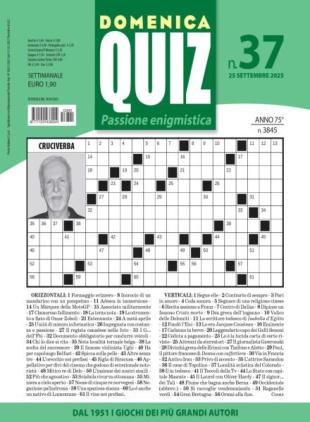 Domenica Quiz - 25 Settembre 2025