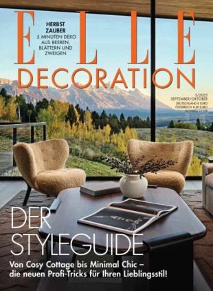 Elle Decoration Germany - September-Oktober 2025