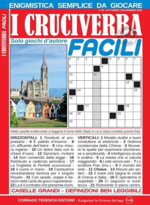 I Cruciverba Facili - Ottobre-Novembre 2025
