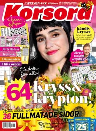 Korsord - 22 September 2025