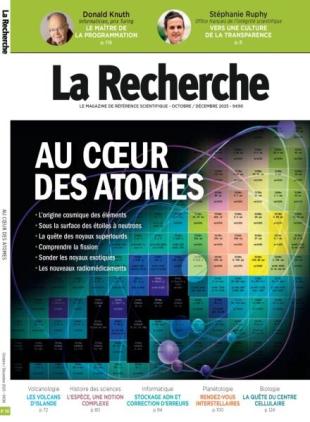La Recherche - Octobre-Novembre-Decembre 2025