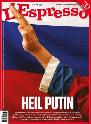 L'Espresso - 19 Settembre 2025