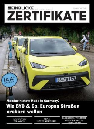 marktEINBLICKE Zertifikate - 17 September 2025