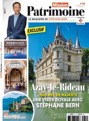 Mission Patrimoine - Septembre-Octobre-Novembre 2025