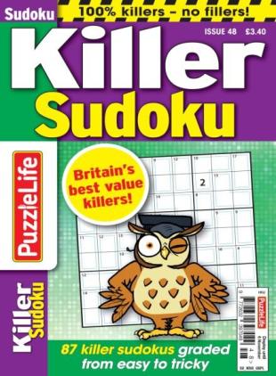 PuzzleLife Killer Sudoku - September 2025