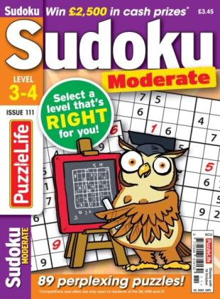 PuzzleLife Sudoku Moderate - September 2025