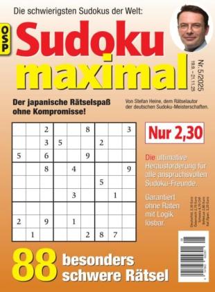Sudoku Maximal - N 5 2025