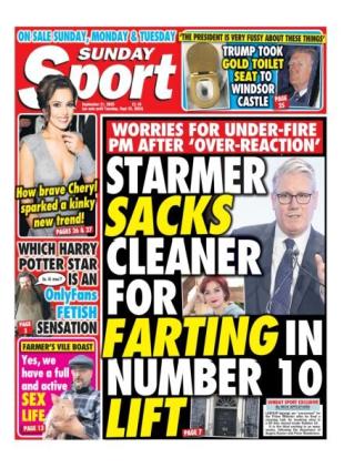 Sunday Sport - 21 September 2025