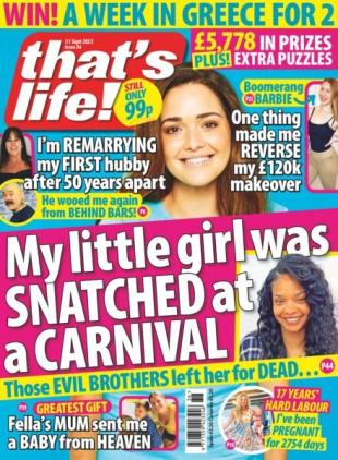 that's life! UK - 4 September 2025