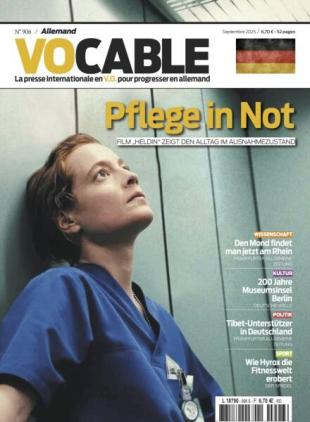 Vocable Allemand - Septembre 2025