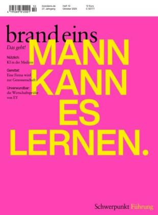 Brand Eins - Oktober 2025
