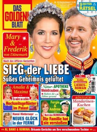 Das Goldene Blatt - 18 Oktober 2025