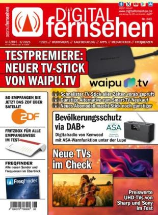 Digital Fernsehen - Ausgabe 8 2025