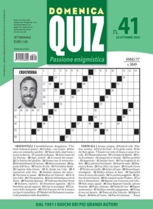 Domenica Quiz - 23 Ottobre 2025