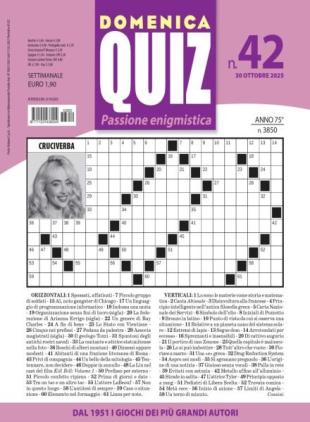 Domenica Quiz - 30 Ottobre 2025