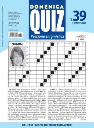 Domenica Quiz - 9 Ottobre 2025