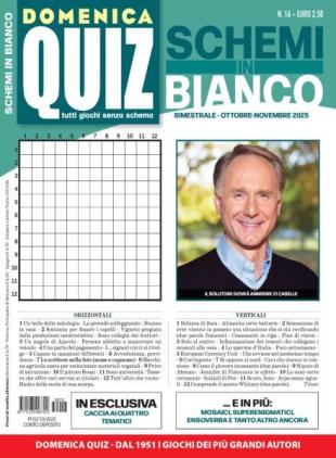 Domenica Quiz Schemi in Bianco - Ottobre-Novembre 2025