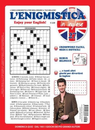 Enigmistica in inglese - Ottobre-Dicembre 2025