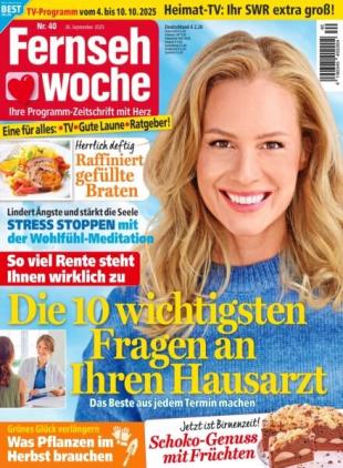 Fernsehwoche - 26 September 2025