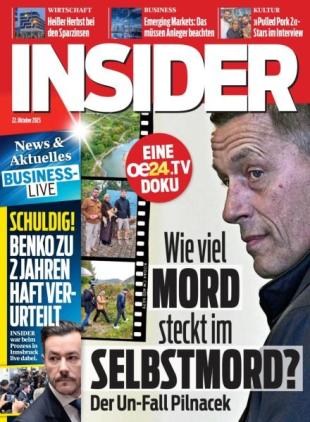 Insider Austria - 22 Oktober 2025