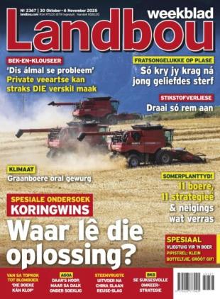 Landbouweekblad - 30 October 2025