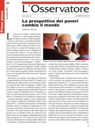 L'Osservatore - 18 Ottobre 2025