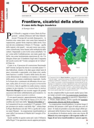 L'Osservatore - 4 Ottobre 2025