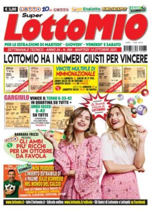 Lottomio del Giovedi - 14 Ottobre 2025