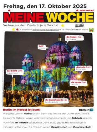 Meine Woche - 16 Oktober 2025