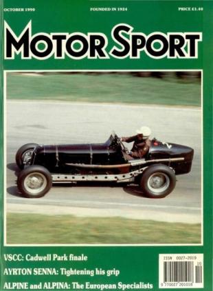 Motor Sport Magazine - October 1990