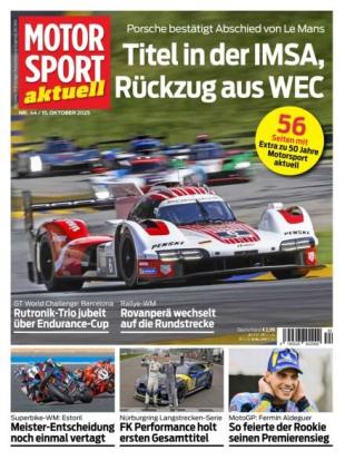 Motorsport aktuell - 15 Oktober 2025