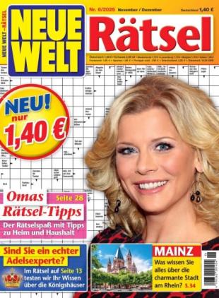 Neue Welt Ratsel - November-Dezember 2025