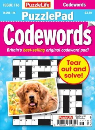 PuzzleLife PuzzlePad Codewords - October 2025