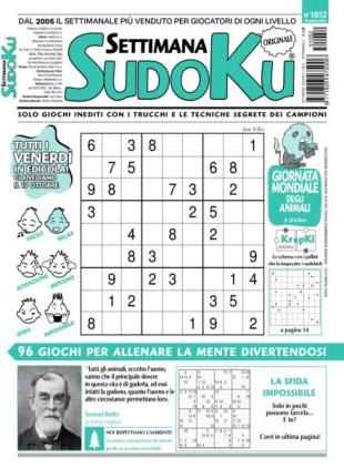 Settimana Sudoku - 10 Ottobre 2025