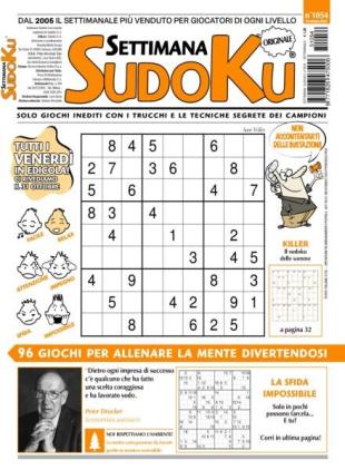 Settimana Sudoku - 24 Ottobre 2025