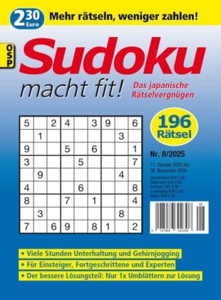 Sudoku macht fit - Nr 8 2025