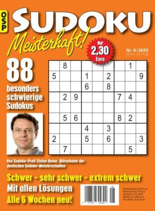 Sudoku Meisterhaft - Nr 8 2025