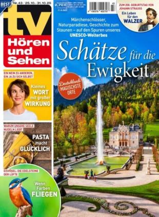 TV Horen und Sehen - 17 Oktober 2025